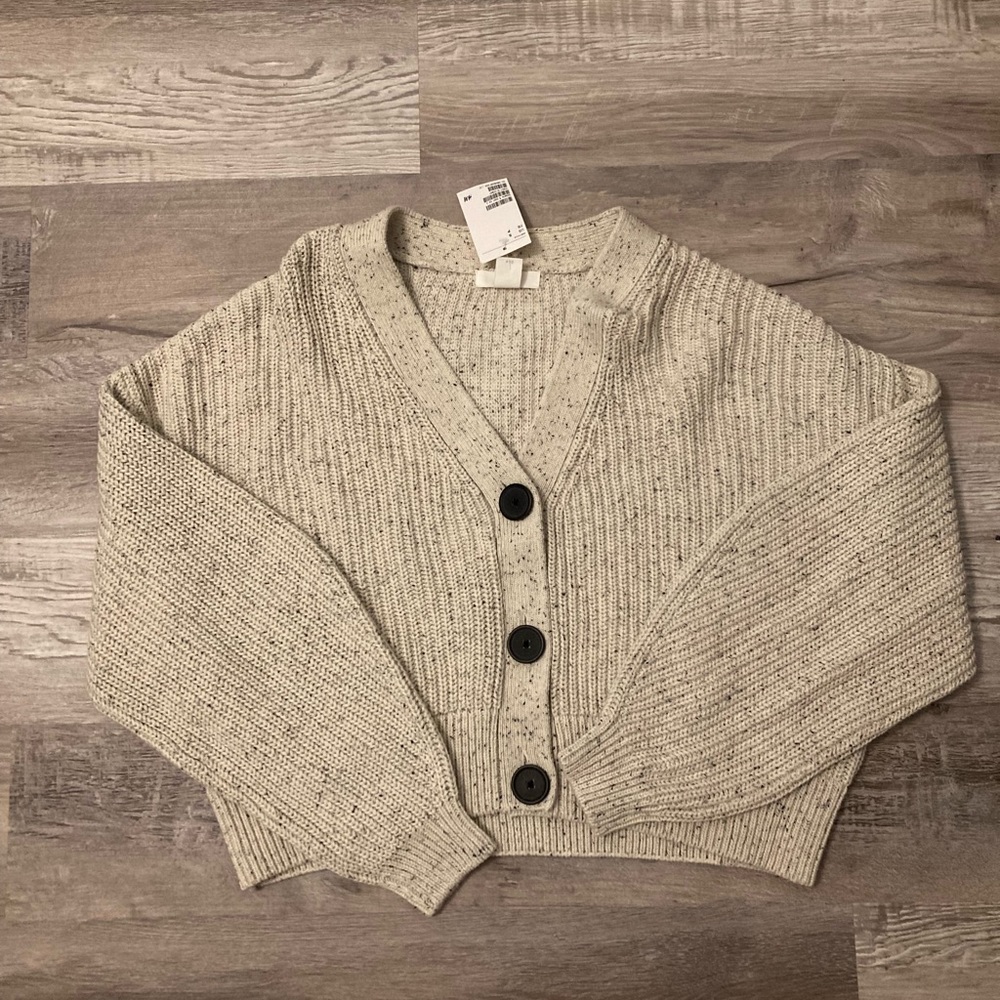 H&M CROPPED CARDIGAN